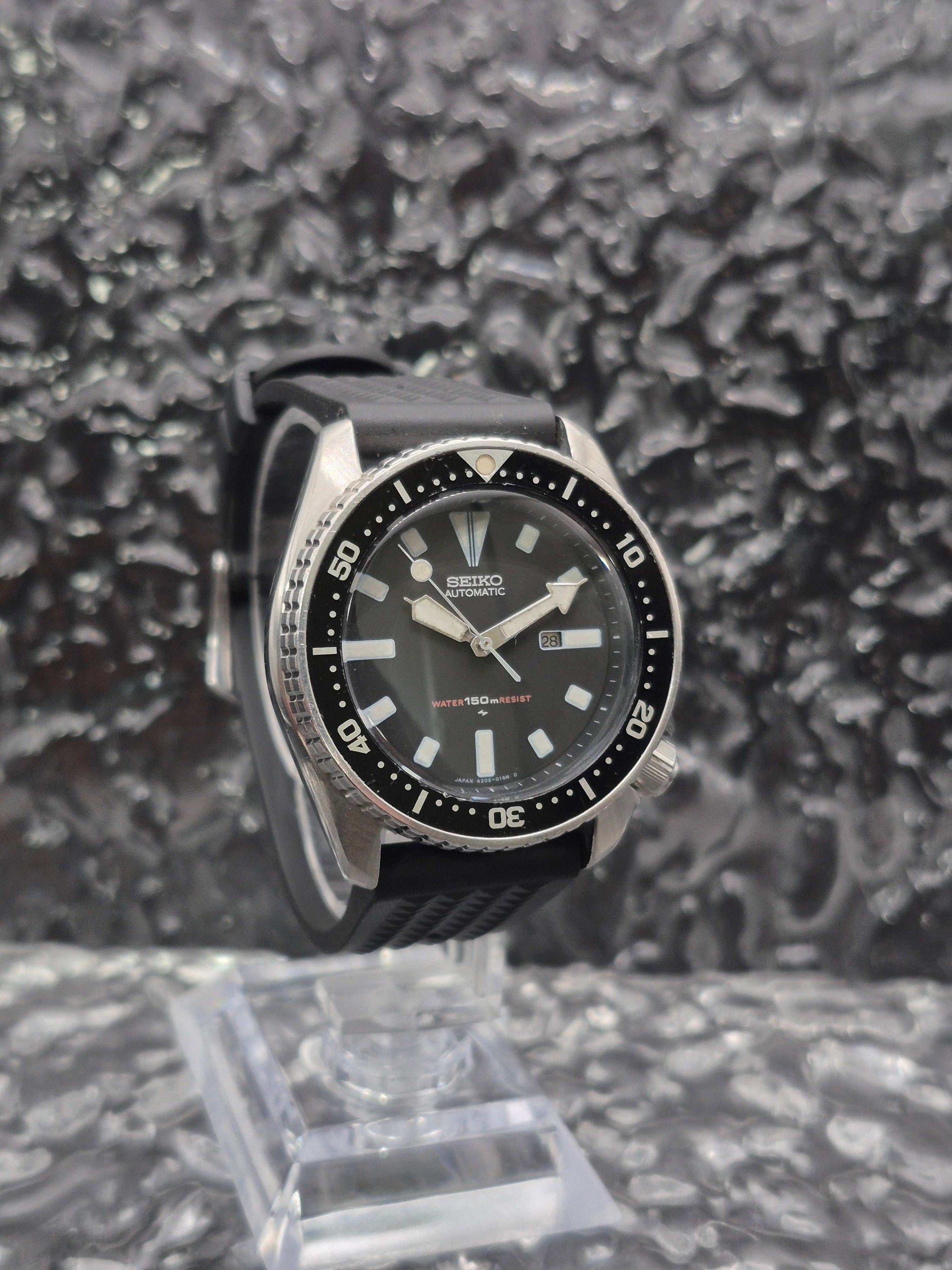 Seiko 'Baby SKX' Automatic Diver Ref. 4205-015V Mid Size 33mm Scuba - Red Robin Watches
