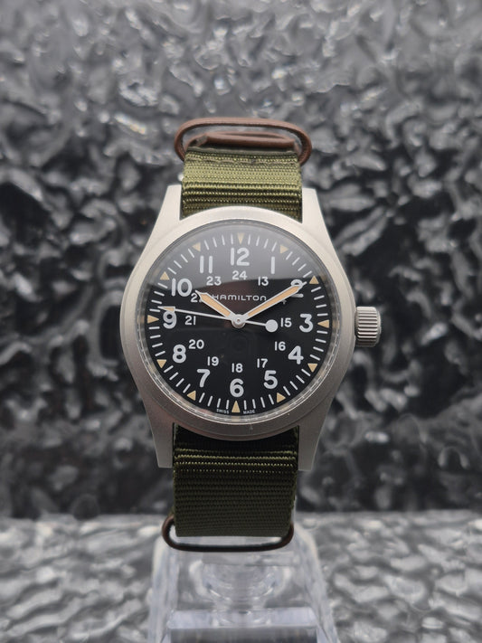 Hamilton Khaki Field Mechanical Ref. H694390 Full Set 38mm