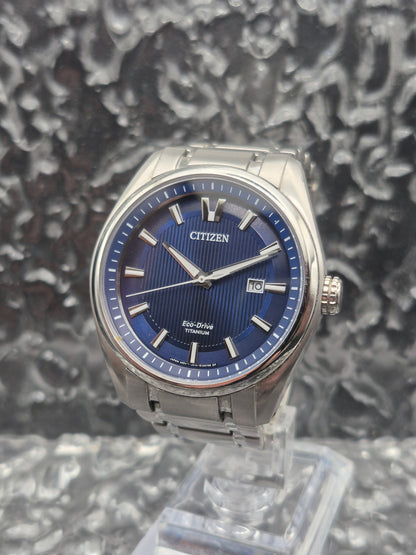 Citizen Titanium Eco-Drive Ref. AW1240-57L Full Set Solar - Red Robin Watches