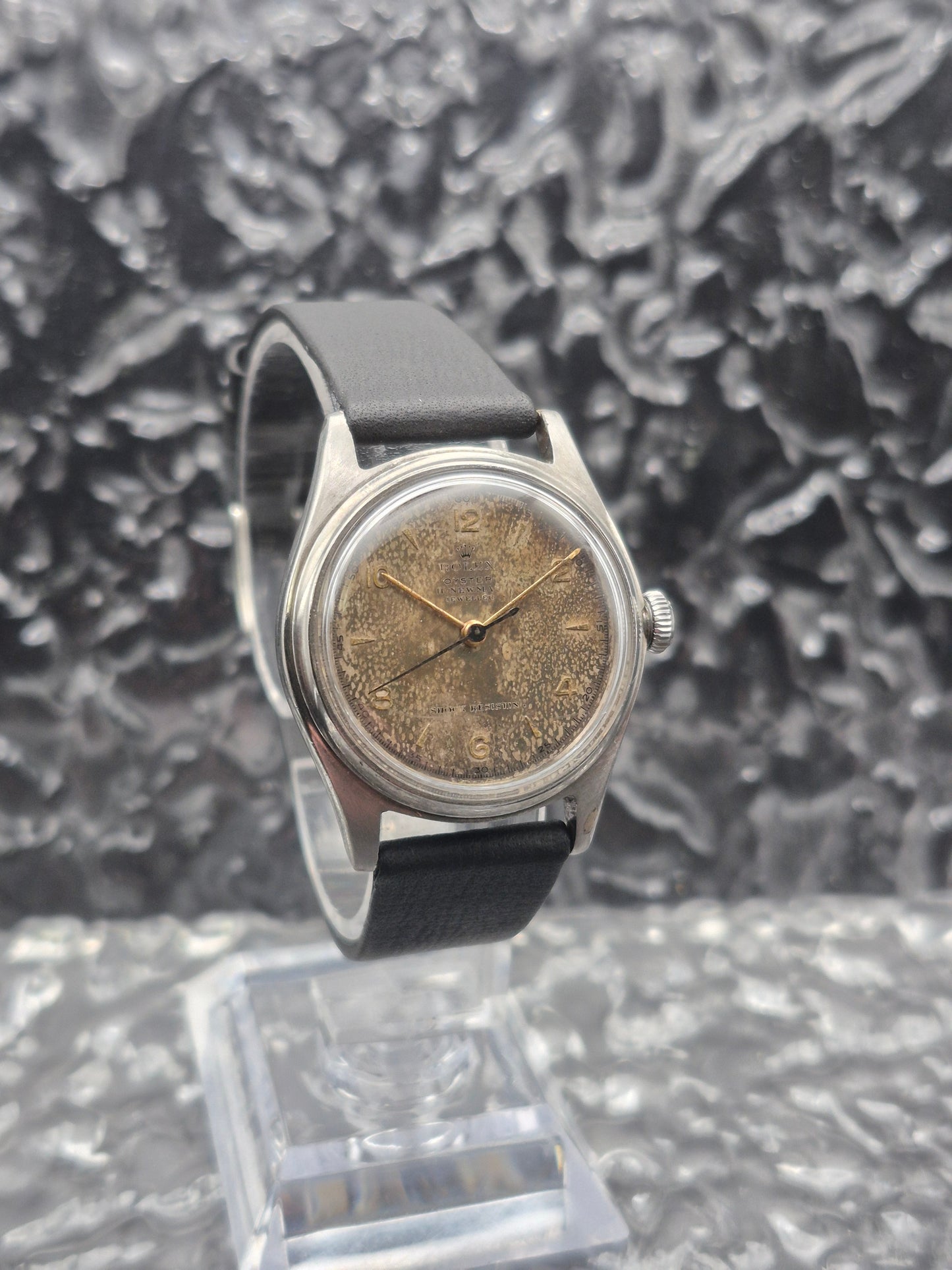 Rolex Oyster Double Signed Tropical Dial Ref. 4444 Manual