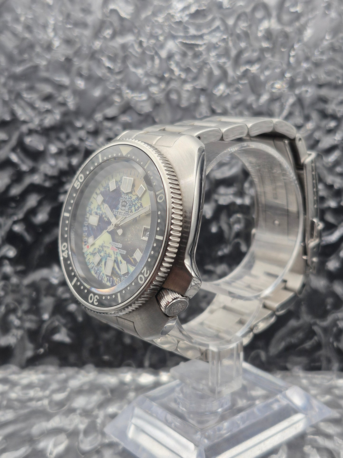 Steeldive Willard 'Kanagawa Wave' Ref. SD1970 Full Set Automatic NH35 Movement