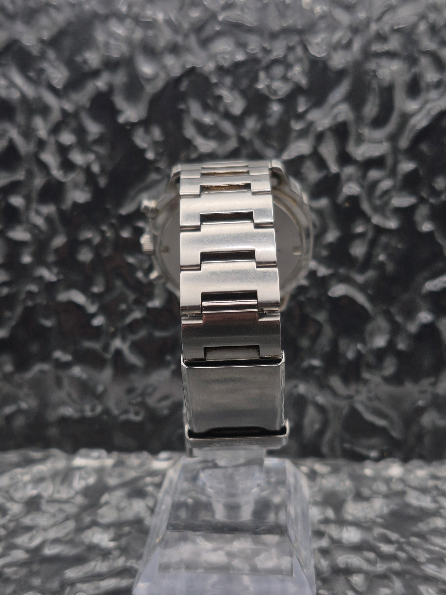 Seiko Quartz Chronograph Ref. V657-9060 Black Dial Men's Vintage