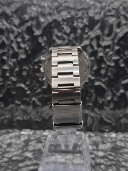 Seiko Quartz Chronograph Ref. V657-9060 Black Dial Men's Vintage