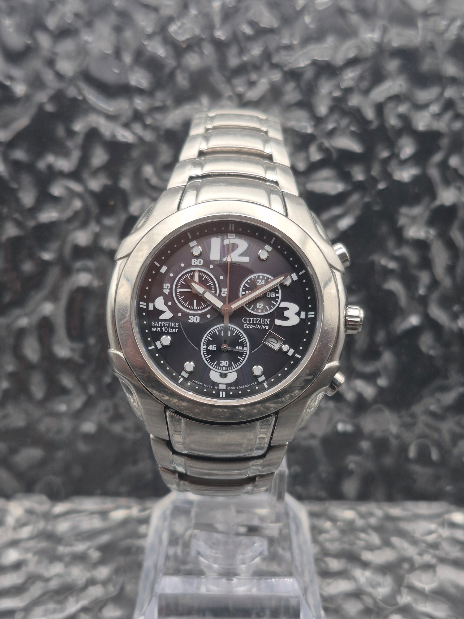 Citizen Marinaut Eco-Drive Ref. H500-S035791 Sapphire Solar Chronograph - Red Robin Watches