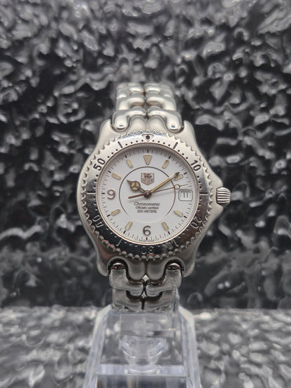 Tag Heuer S/el Ref. WG5113-PO Chronometer Automatic Vintage White Dial