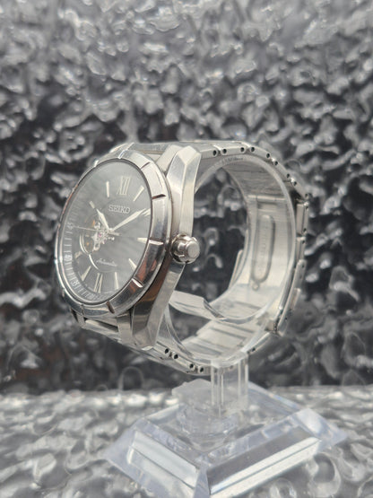 Seiko 'Open Heart' Automatic Ref. 4R38-00F0 Black Dial