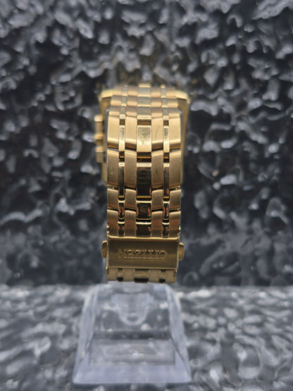 Citizen Tank Chronograph Eco-Drive Ref. AT0012-64A Gold Tone