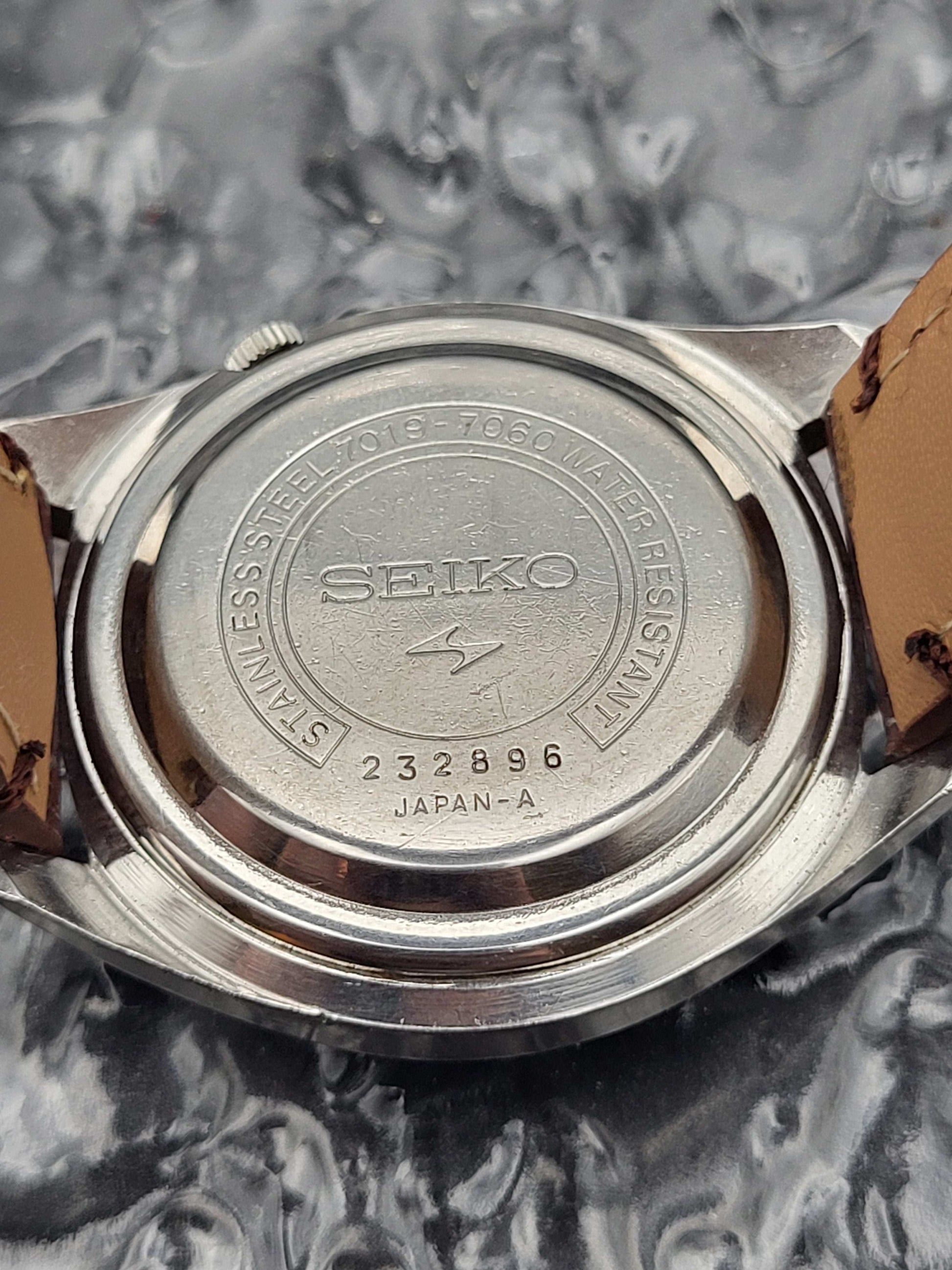 Seiko 5 Actus - Ref. 7019-7060 - Blauwgrijs - Kanji
