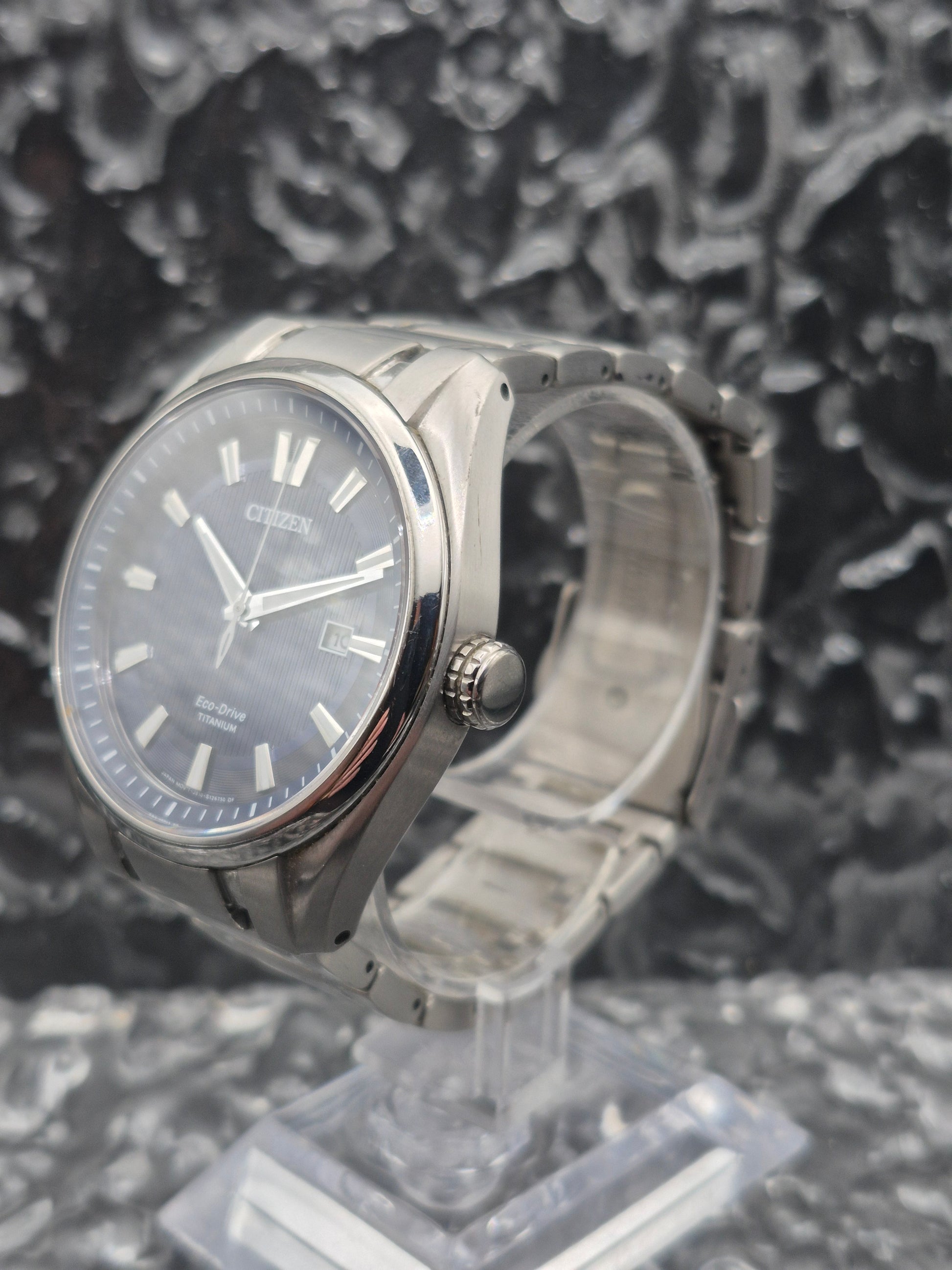 Citizen Titanium Eco-Drive Ref. AW1240-57L Full Set Solar - Red Robin Watches