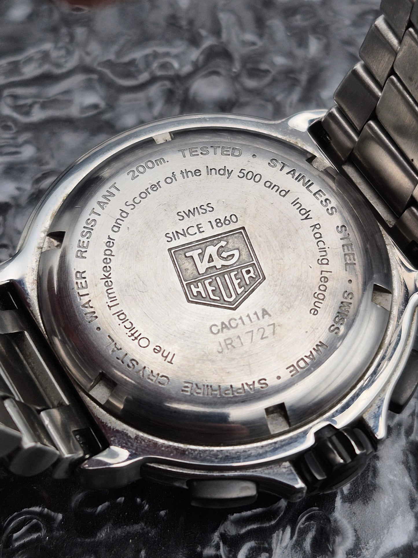 Tag Heuer Indy 500 Chronograph Ref. CAC111A Vintage 42mm Reversed Panda - Red Robin Watches