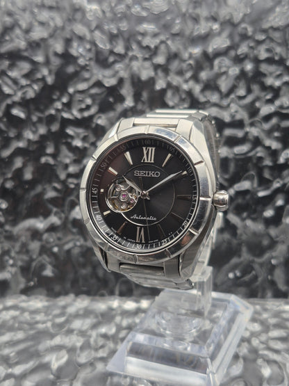 Seiko 'Open Heart' Automatic Ref. 4R38-00F0 Black Dial
