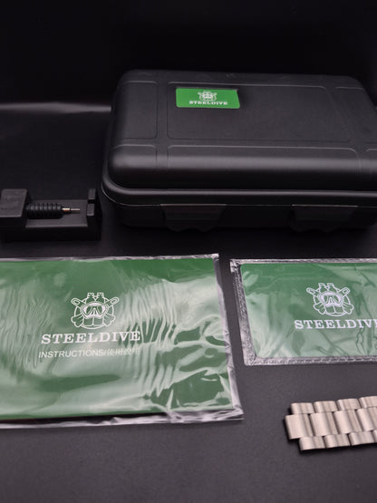 Steeldive Willard 'Kanagawa Wave' Ref. SD1970 Full Set Automatic NH35 Movement