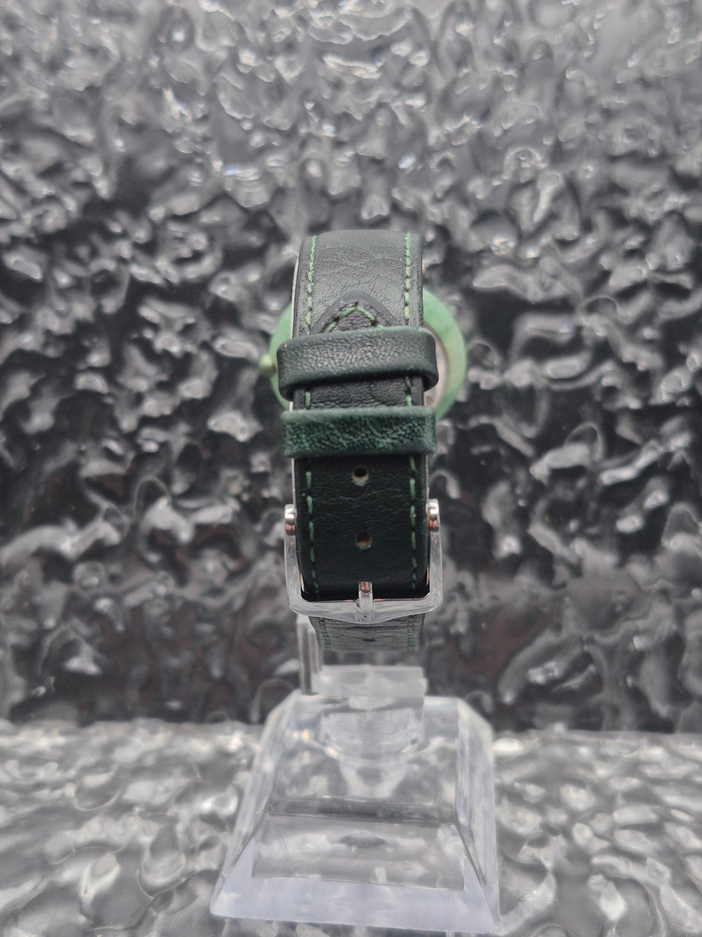 Tissot Rockwatch Ref. R150 Green Stone Unisex Watch With Box