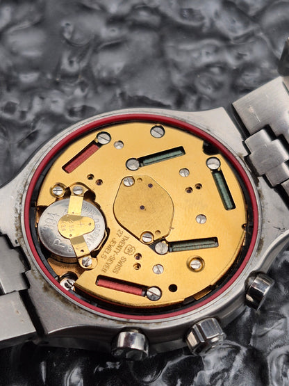 Maurice Lacroix Siras Chronograph Ref. SA1027 Black Dial Quartz - Red Robin Watches