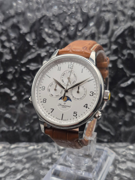 Fromanteel Amsterdam Moonphase Ref. GT-053-1139 Quartz Triple Calendar - Red Robin Watches