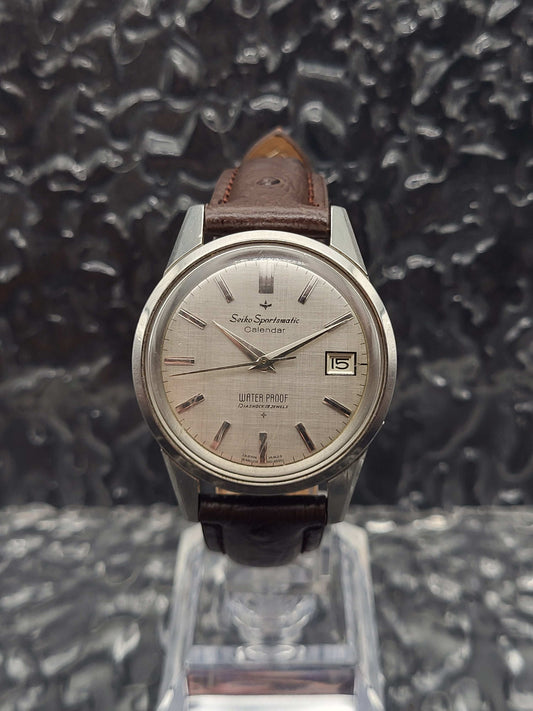 Seiko Sportsmatic Calendar - Ref. J13057 - Linen Wijzerplaat
