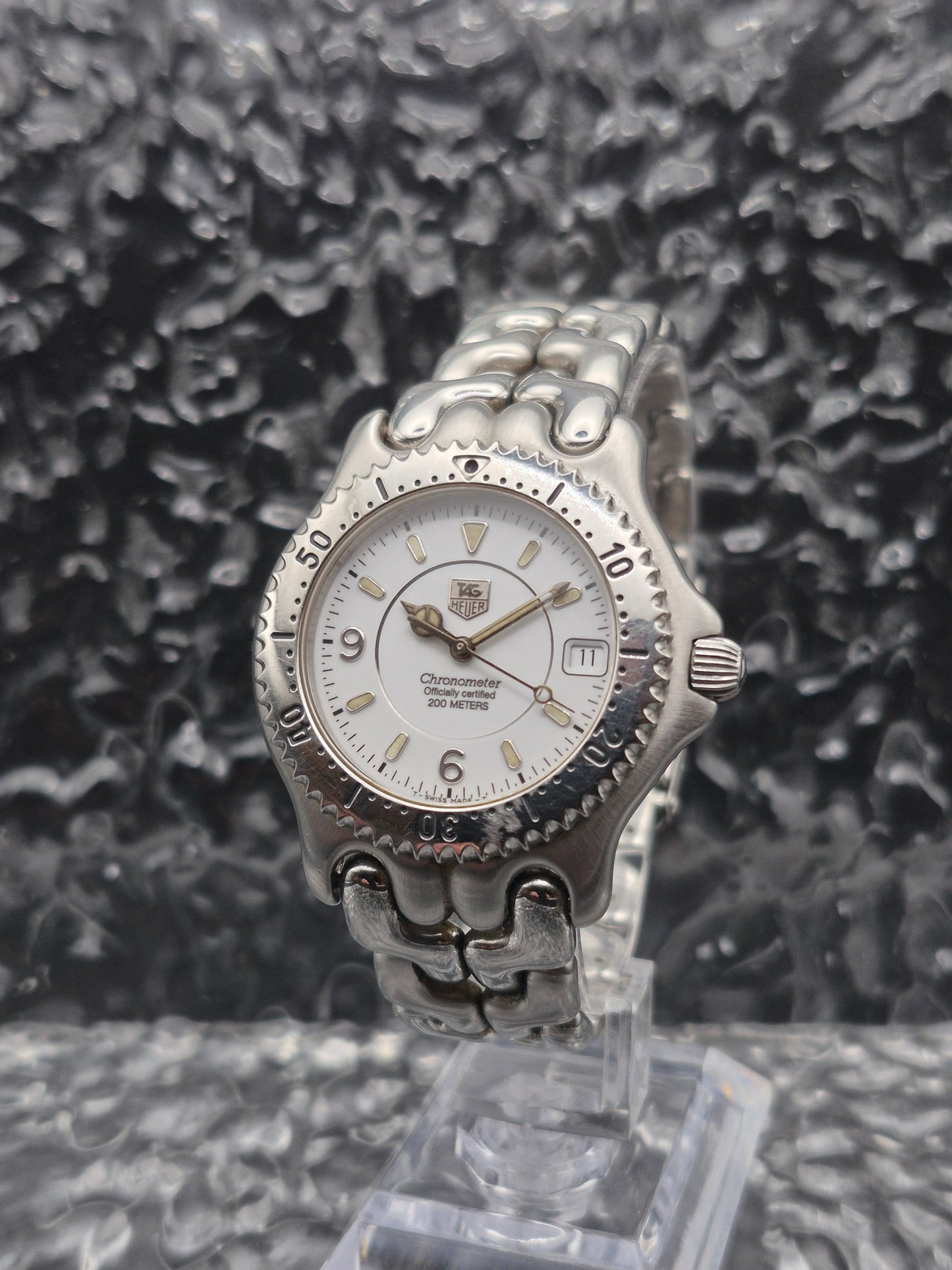 Tag Heuer S/el Ref. WG5113-PO Chronometer Automatic Vintage White Dial