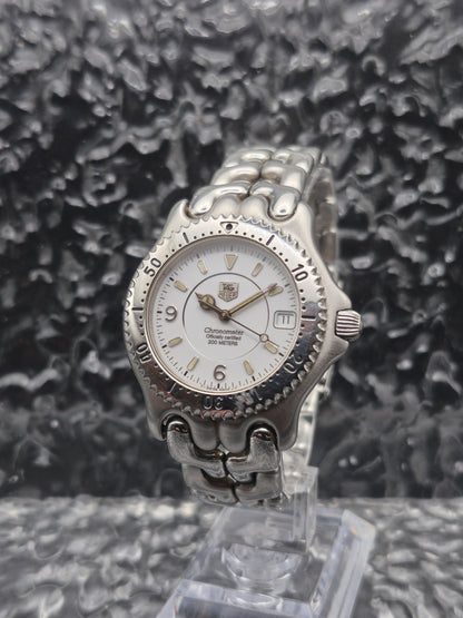 Tag Heuer S/el Ref. WG5113-PO Chronometer Automatic Vintage White Dial