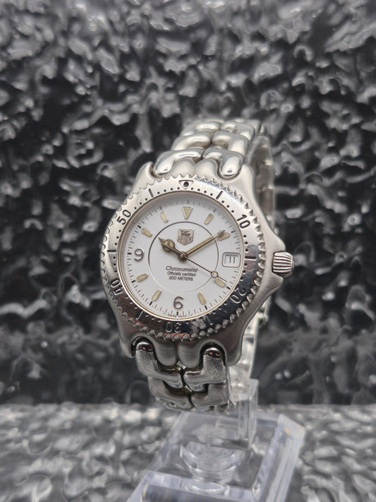 Tag Heuer S/el Ref. WG5113-PO Chronometer Automatic Vintage White Dial