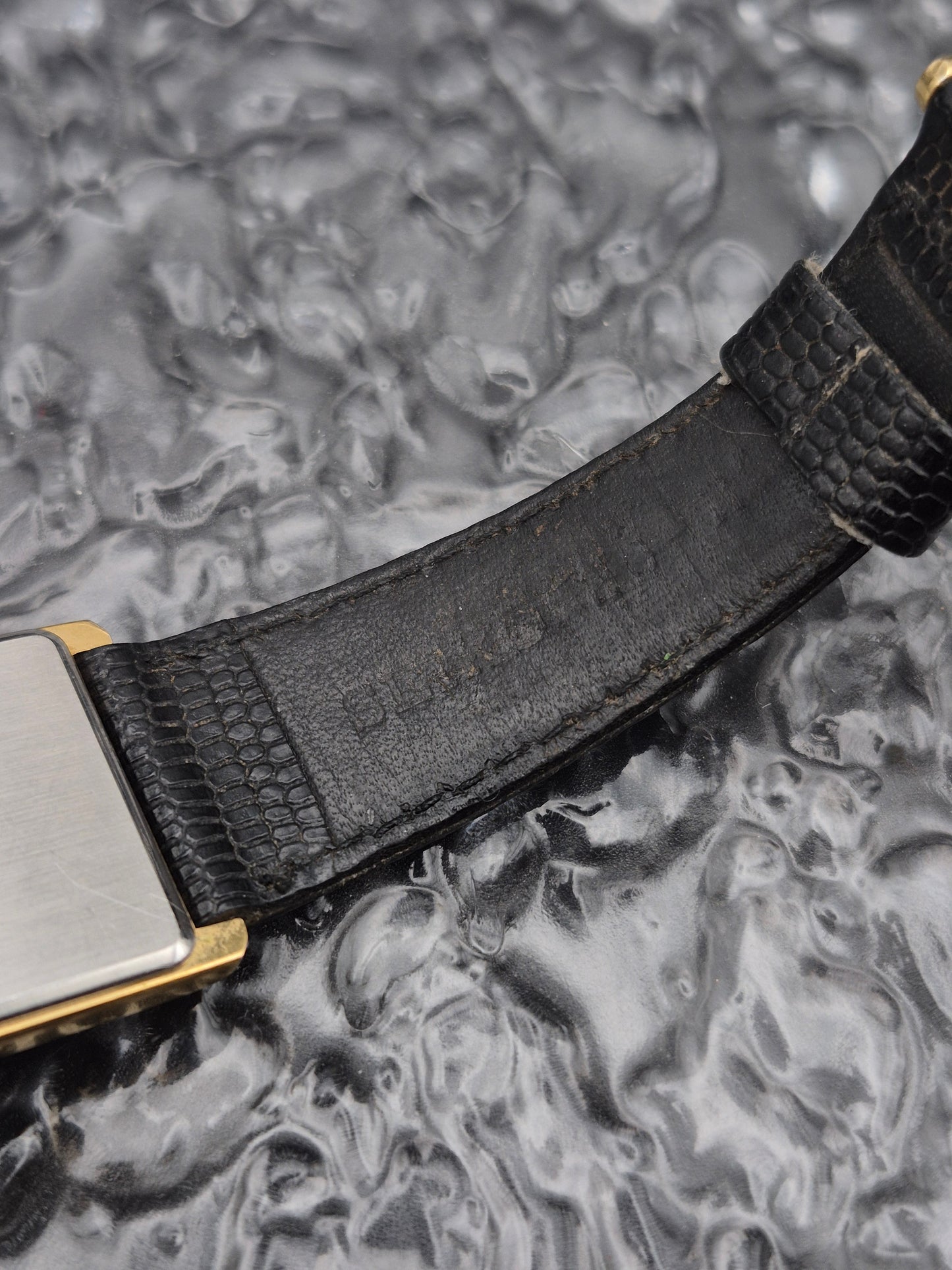 Seiko Tank Roman Numerals Ref. 5Y30-5060 Gold Tone