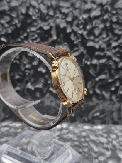 Ulysse Nardin Chronometer Sector Dial 14k Yellow Gold Diamond Set