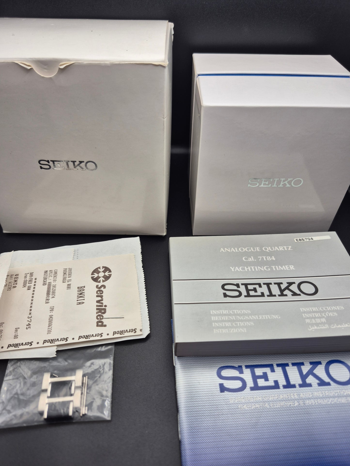 Seiko Velatura Yachting Timer Ref. 7T84-0AA0 Full Set Quartz