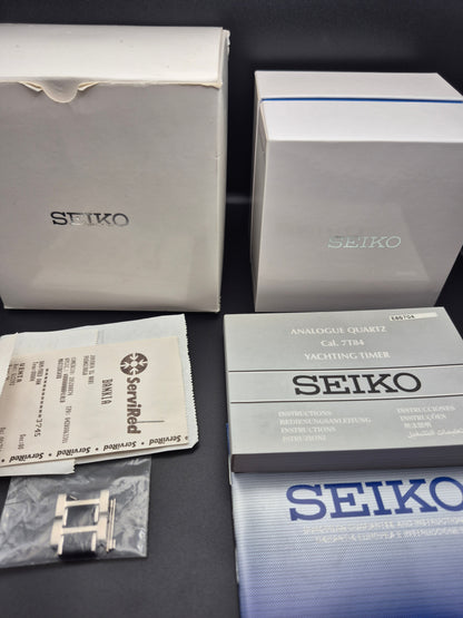 Seiko Velatura Yachting Timer Ref. 7T84-0AA0 Full Set Quartz
