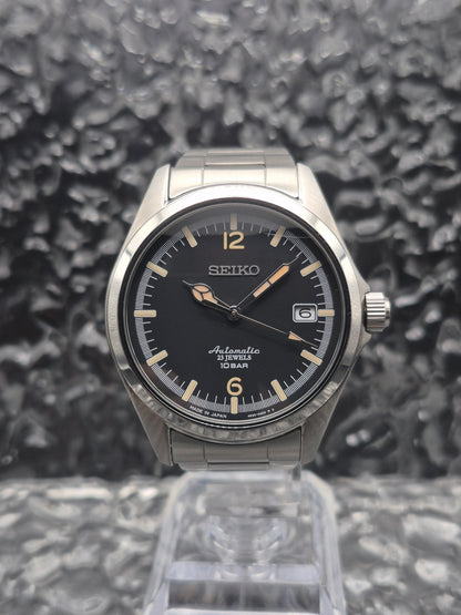 Seiko x TiCTAC Limited Edition Ref. SZSB006 - 4R35-02R0 Full Set Black Dial