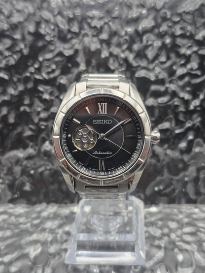 Seiko 'Open Heart' Automatic Ref. 4R38-00F0 Black Dial