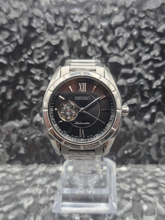 Seiko 'Open Heart' Automatic Ref. 4R38-00F0 Black Dial
