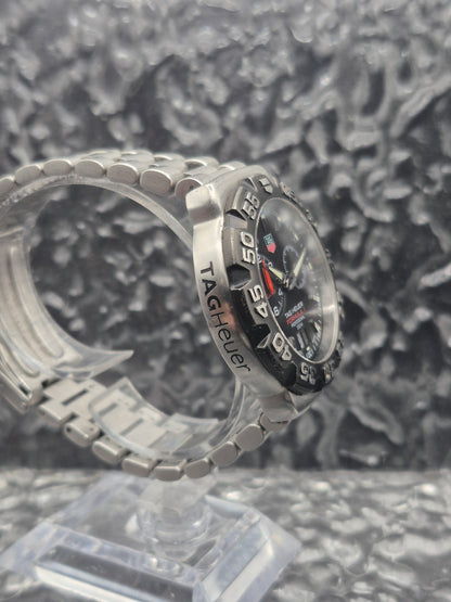 TAG Heuer Formula 1 Alarm Big Date - Ref. WAH111A Quartz Vintage 41mm - Red Robin Watches