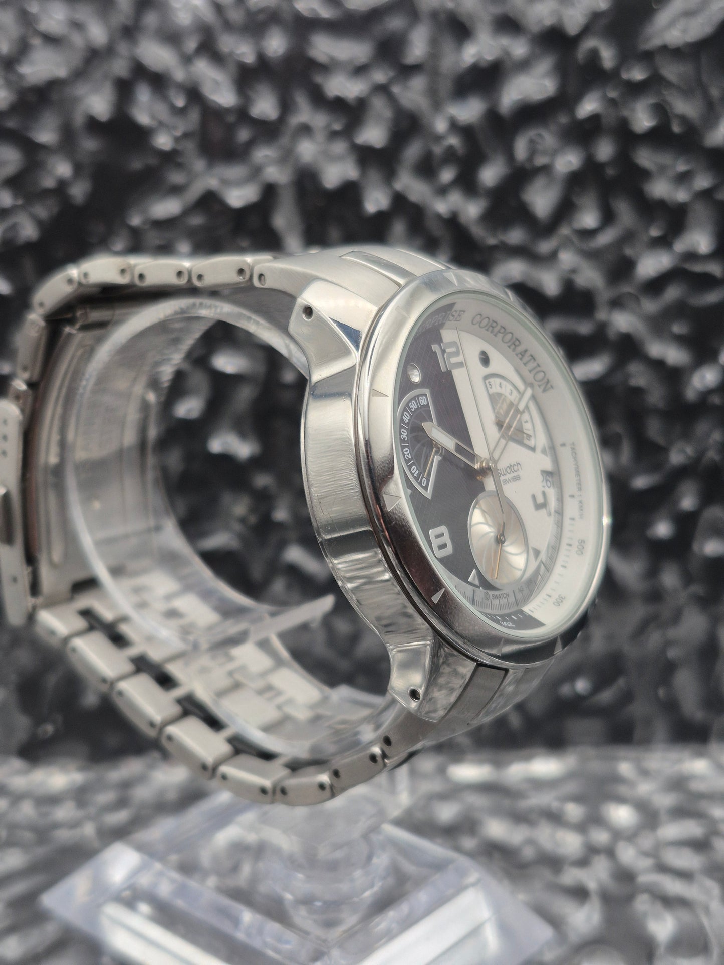 Swatch James Bond Special Hugo Drax Moonraker Ref. YRS410G Chronograph