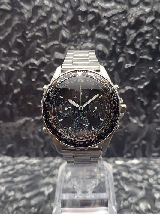 Seiko Sky Professional Chronograaf - Ref. 7T34-6A20 - Quartz