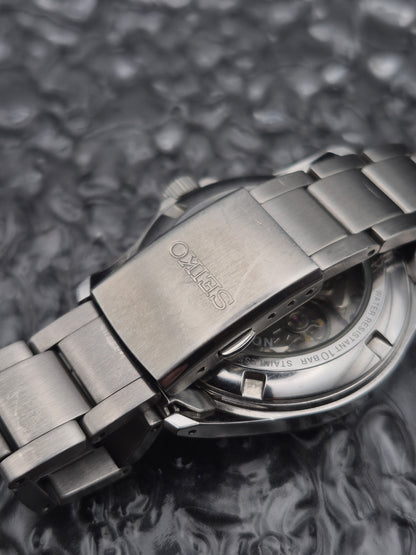 Seiko x TiCTAC Limited Edition Ref. SZSB006 - 4R35-02R0 Full Set Black Dial