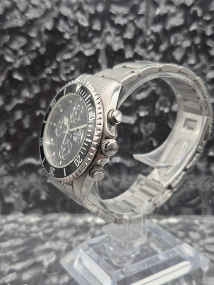 Citizen Quartz Chronograph Submariner Ref. AN3300-52E Diver Style