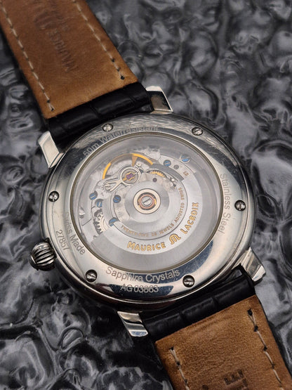 Maurice Lacroix Masterpiece 'Clinq Aiguilles' Ref. 27857 Automatic Pointer Date - Red Robin Watches