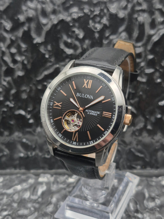 Bulova Marine Star Ref. 98A144 Two Tone Automatic Open Heart