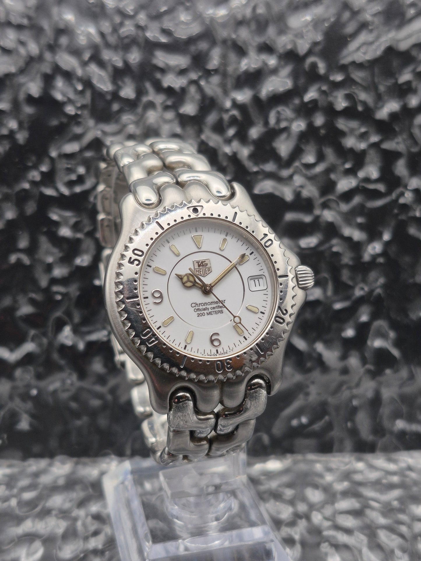 Tag Heuer S/el Ref. WG5113-PO Chronometer Automatic Vintage White Dial