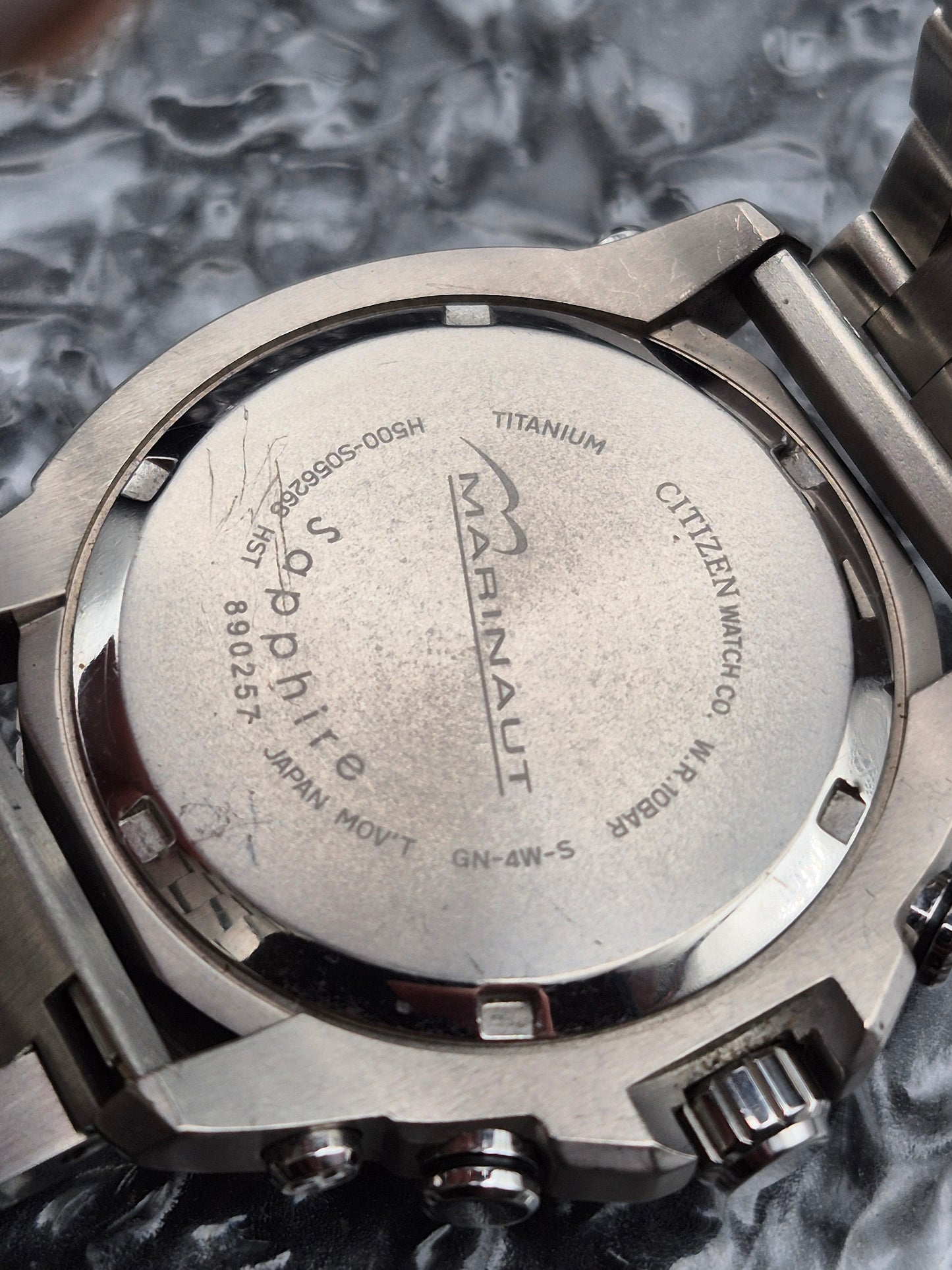 Citizen Marinaut Eco-Drive Chronograph Ref. AT0761-08E Sapphire Titanium