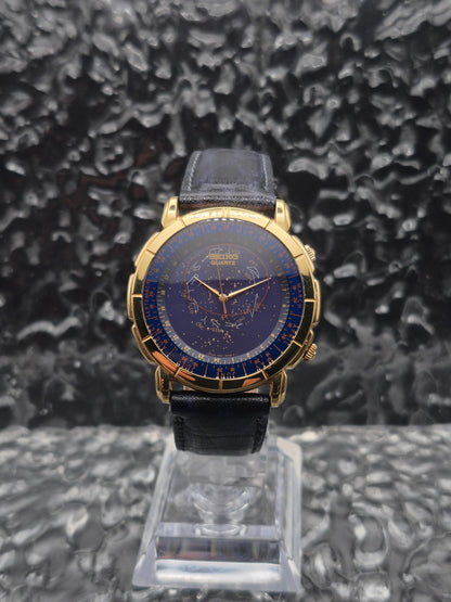 Seiko Constellation Quartz Watch Ref. 7N01-6290 Zodiac Signs