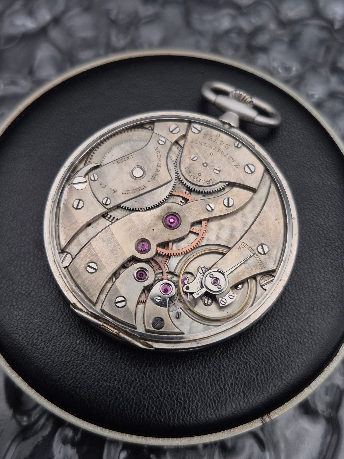 Audemars Piguet Platinum Tailcoat Pocket Watch - 0.8ct Diamond Set