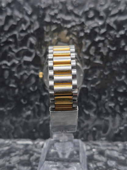 Eterna Kontiki Quartz Ref. 738.1523.4 Two Tone Fluted Bezel 37mm