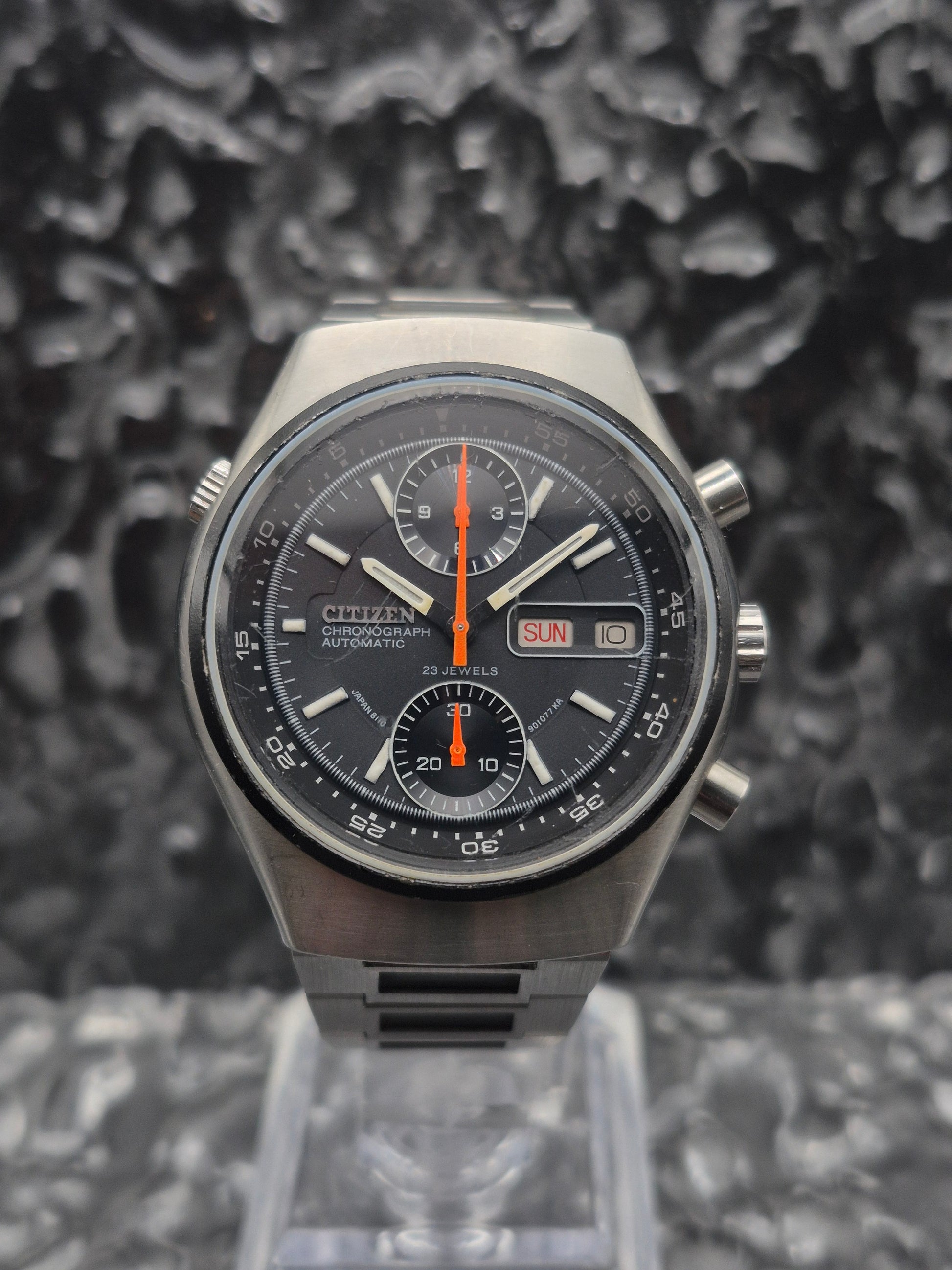 Citizen Flyback 'Spider' Ref. 67-9119 FULL SET - Original Bracelet - Very Rare! - Red Robin Watches