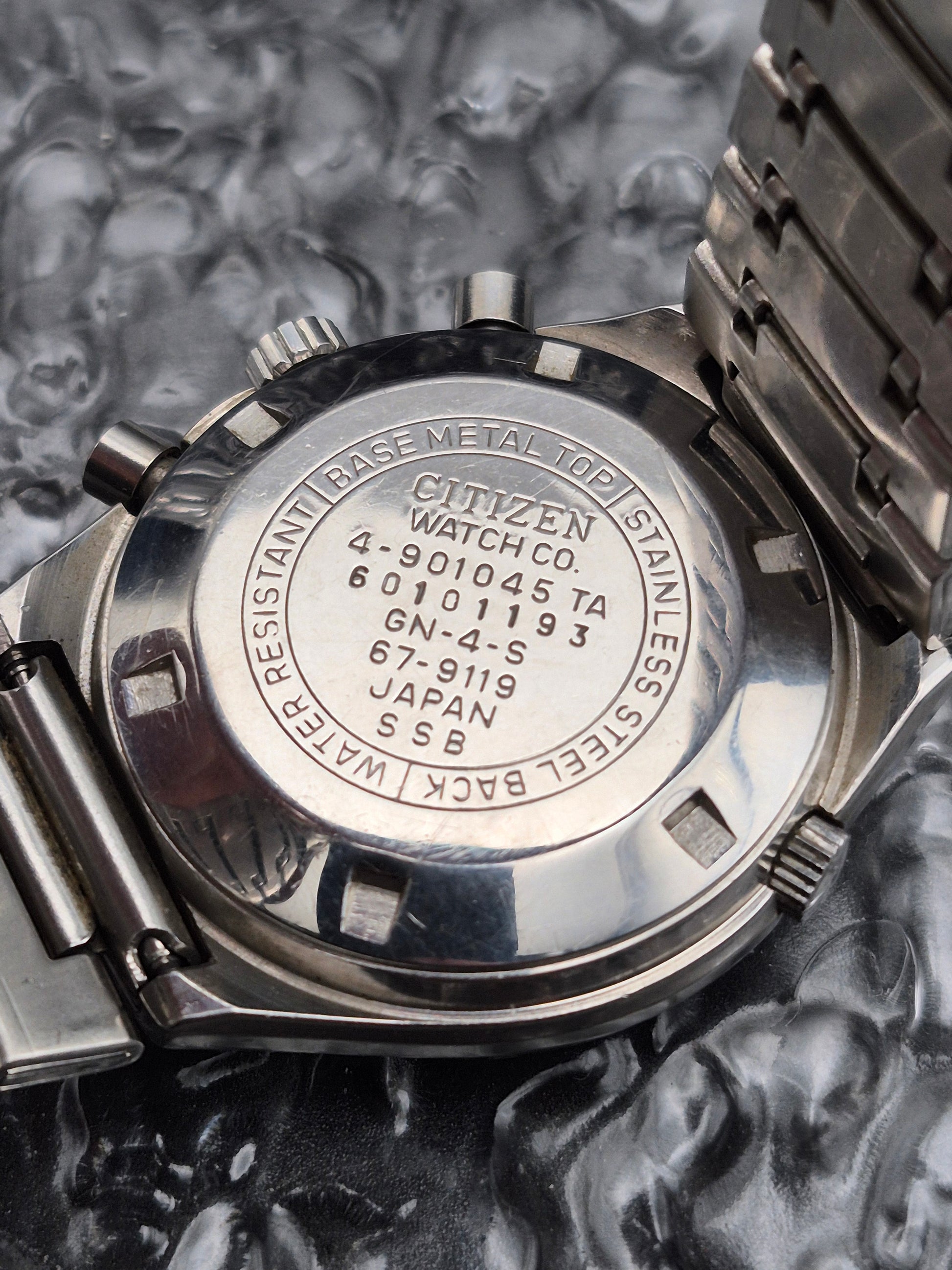 Citizen Flyback 'Spider' Ref. 67-9119 FULL SET - Original Bracelet - Very Rare! - Red Robin Watches