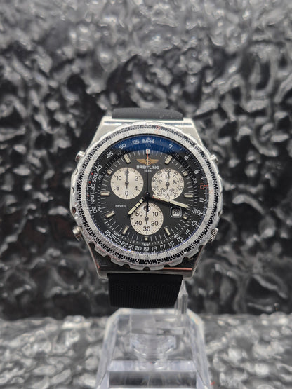 Breitling Jupiter Pilot Ref. A59028 Quartz Panda Dial - With Papers And Bracelet