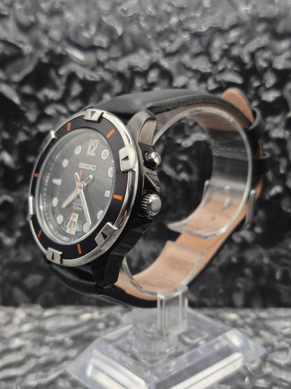 Seiko Perpetual Calendar Ref. 6A32-00M0 Black Dial