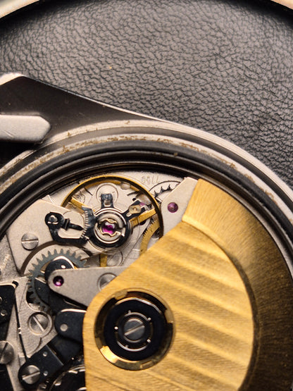 Porsche Design By Eterna Ref. 1506.41 Black Dial Valjoux 7750 Automatic - Box And 925 Cufflinks