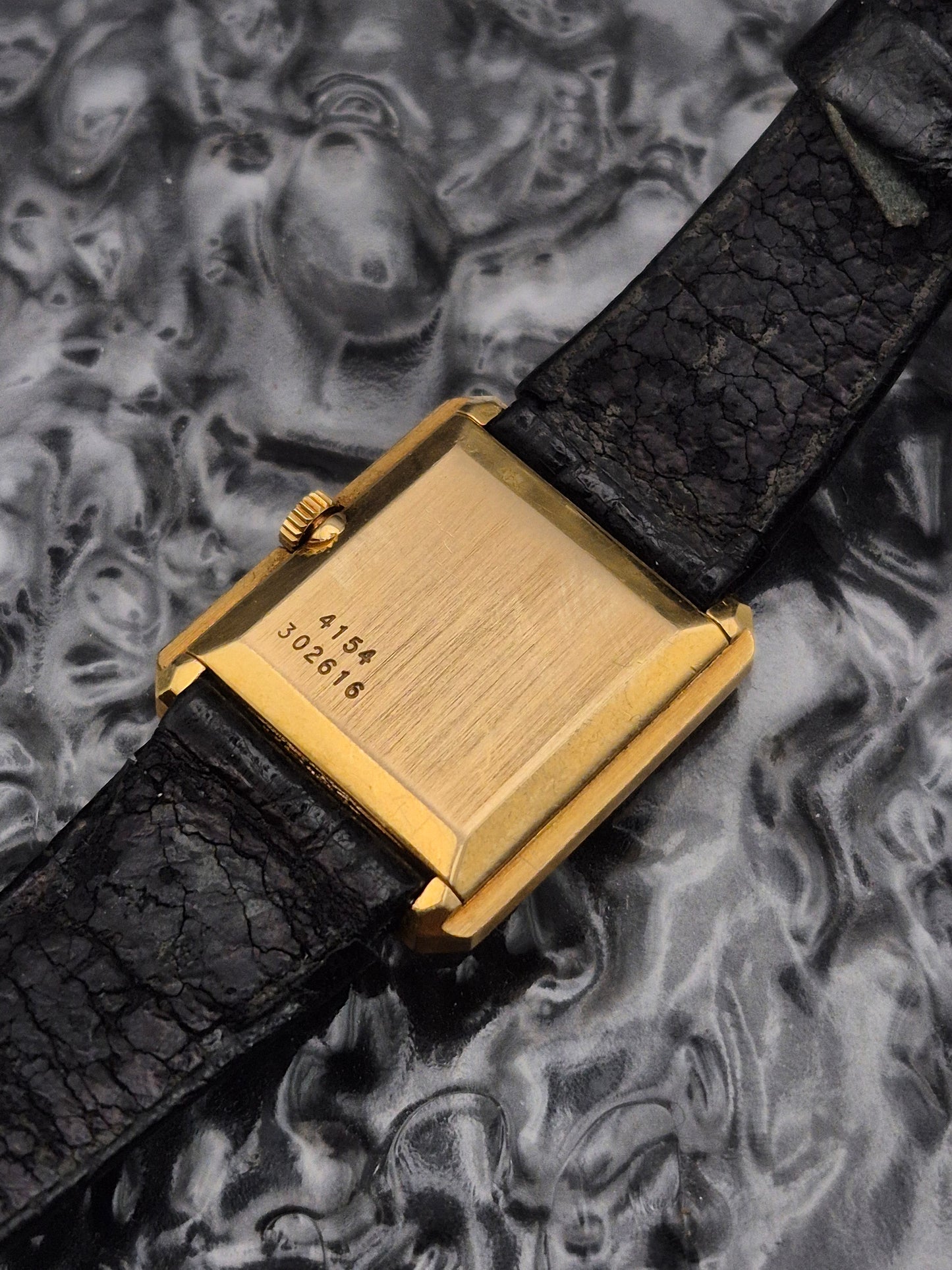 Piaget Protocole Onyx Black Dial Ref. 4154 Solid Gold - Original Buckle - Red Robin Watches