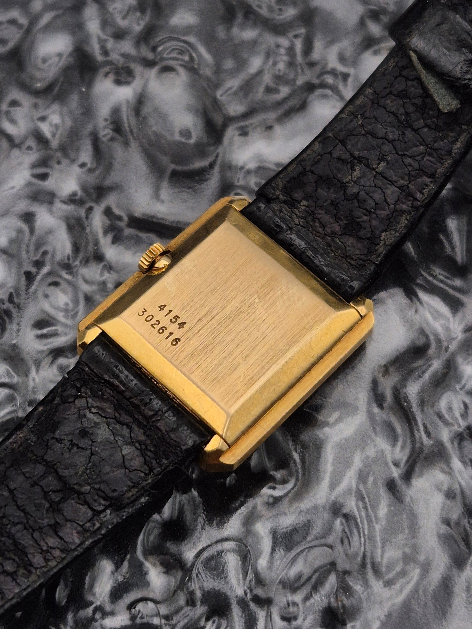 Piaget Protocole Onyx Black Dial Ref. 4154 Solid Gold - Original Buckle - Red Robin Watches