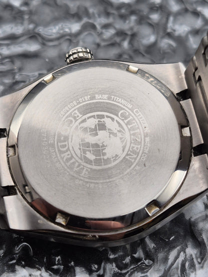 Citizen Titanium Eco-Drive Ref. AW1240-57L Full Set Solar - Red Robin Watches